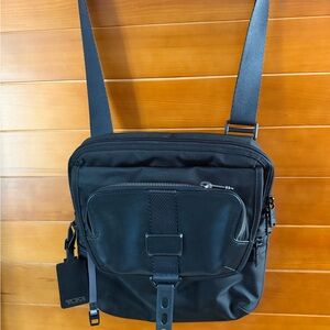 Tumi Charcoal Messenger Bag